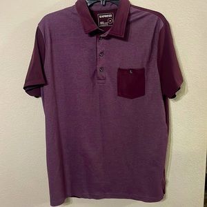 Express Men Polo Wine color